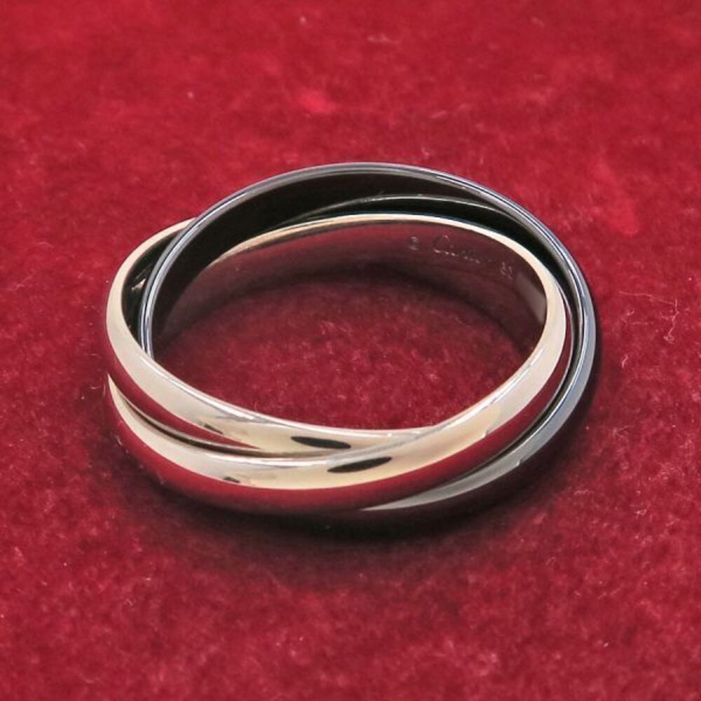 Cartier Trinity Ring Classic Ceramic Current #60 … - image 4